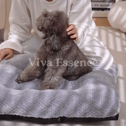 Calming Plush Haven Luxe Pet Bed