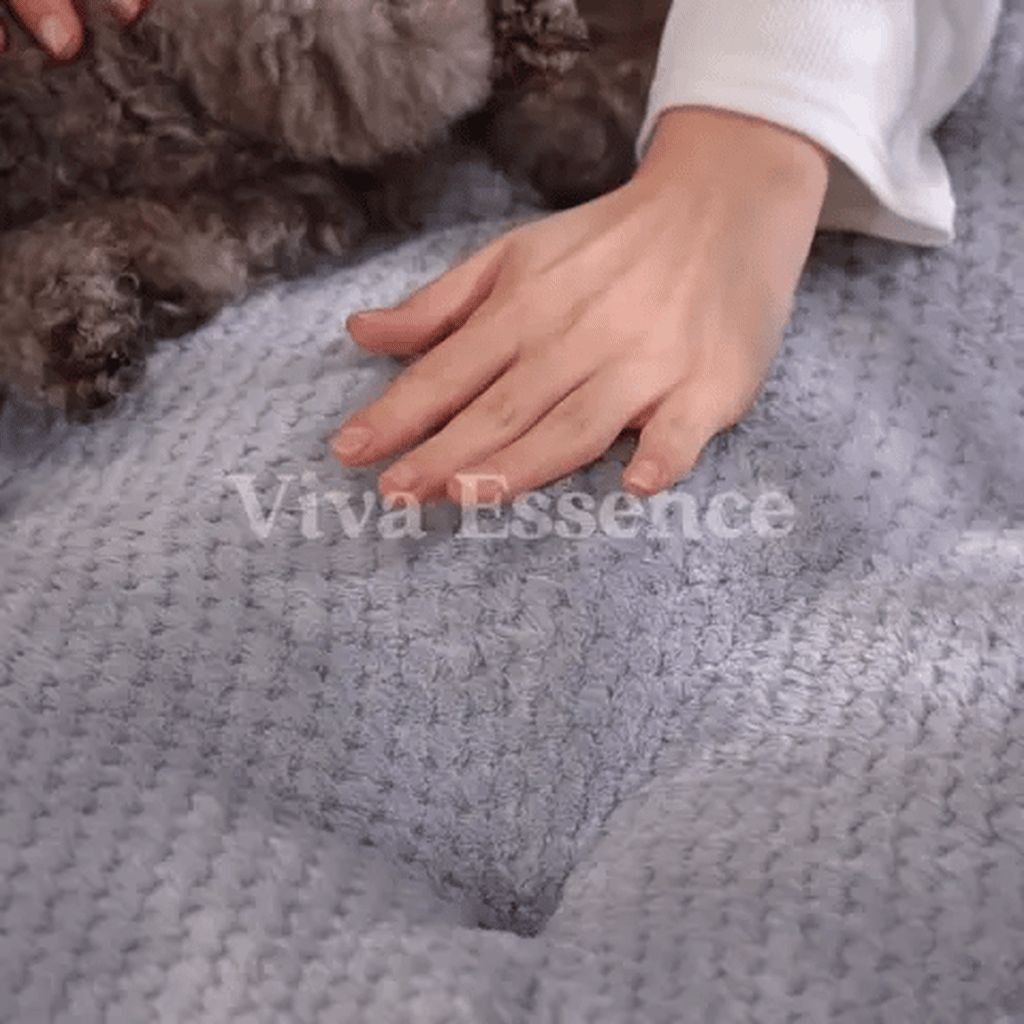 Calming Plush Haven Luxe Pet Bed