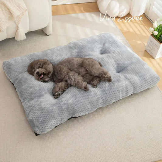 Calming Plush Haven Luxe Pet Bed