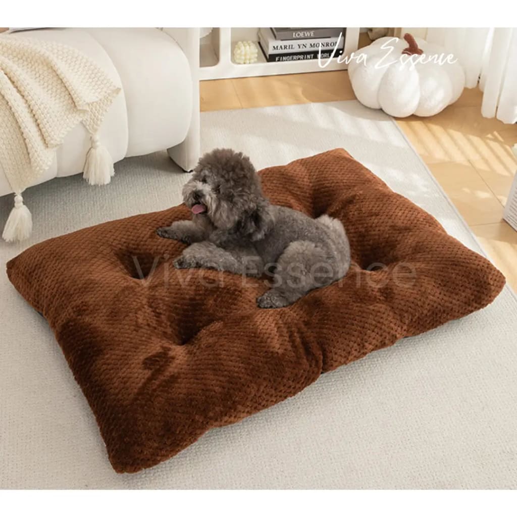 Calming Plush Haven Luxe Pet Bed