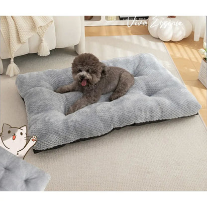 Calming Plush Haven Luxe Pet Bed