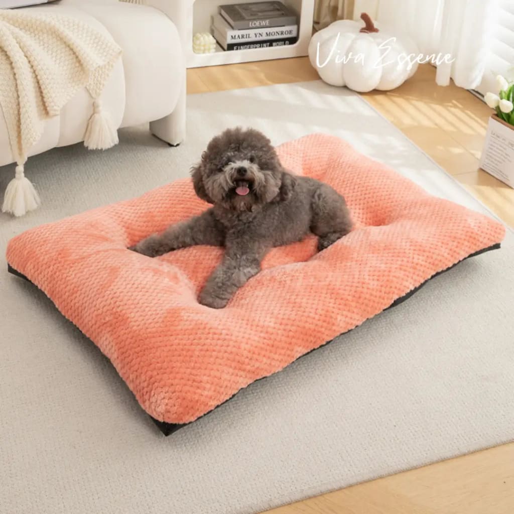 Calming Plush Haven Luxe Pet Bed