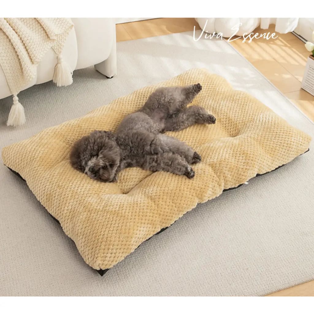 Calming Plush Haven Luxe Pet Bed