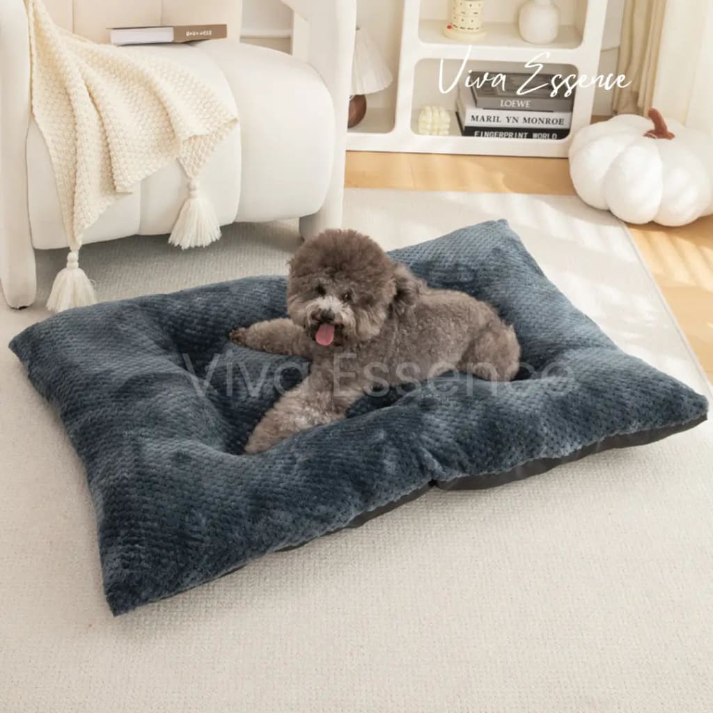 Calming Plush Haven Luxe Pet Bed