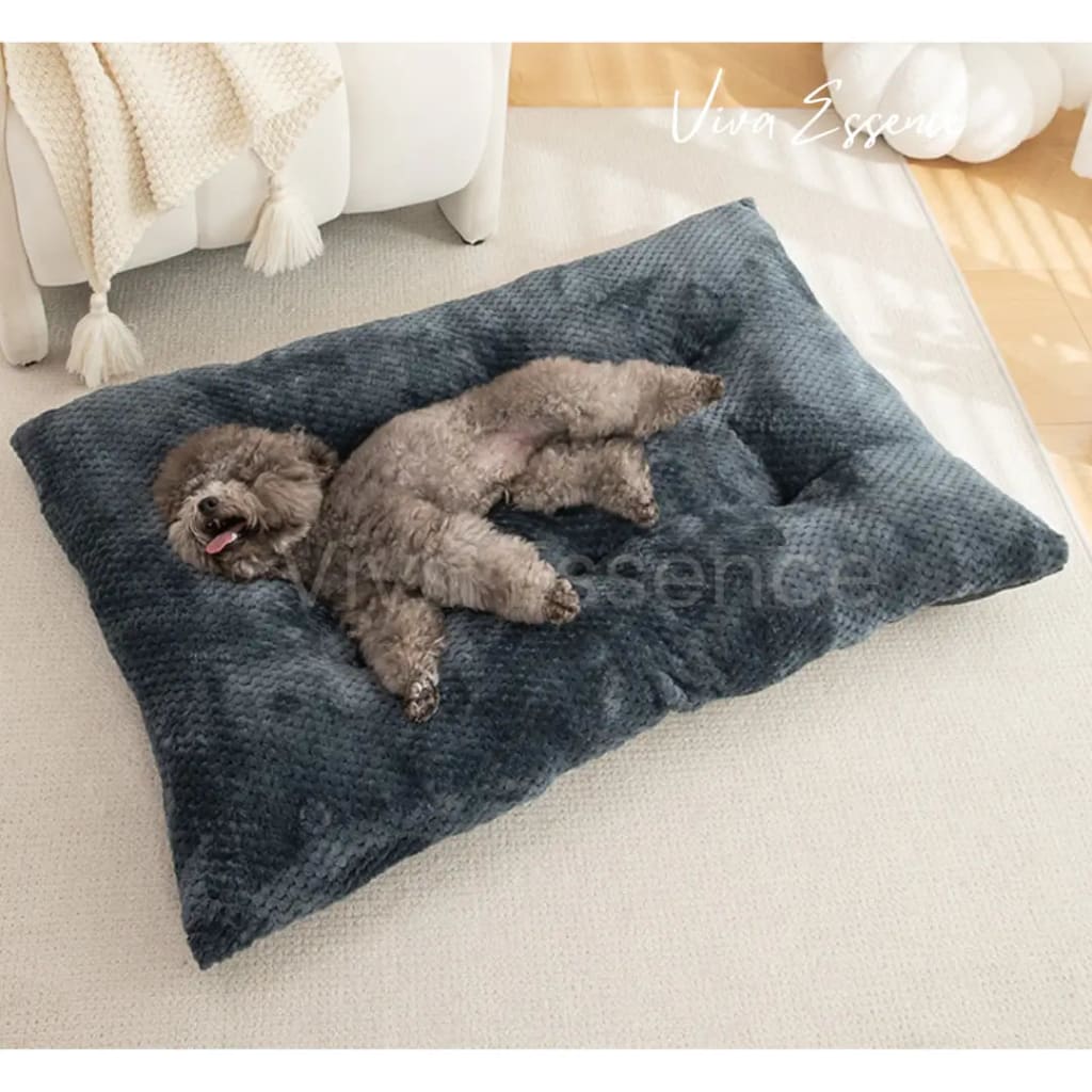 Calming Plush Haven Luxe Pet Bed